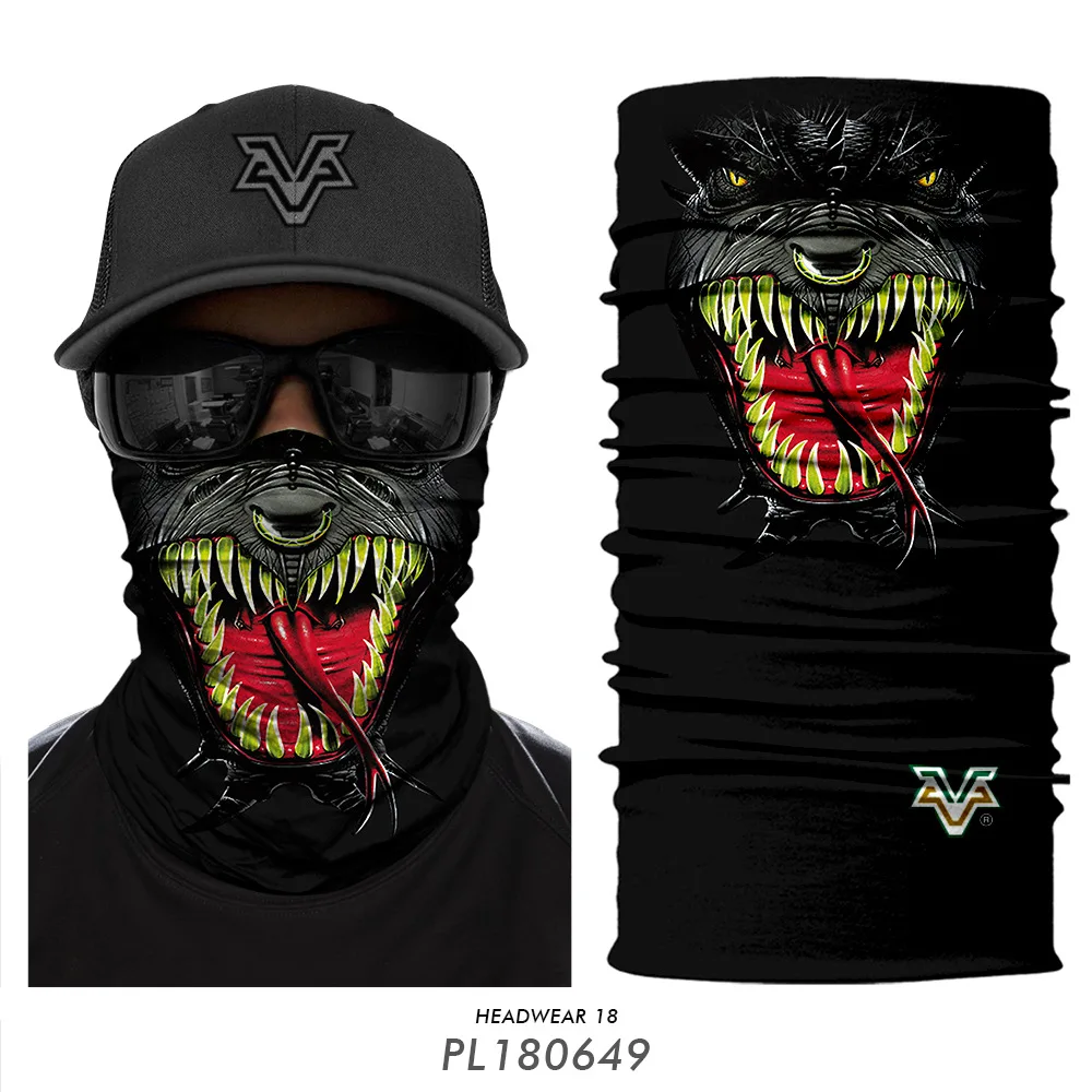 PL180649 Alien Vs. Predator повязки на голову ветрозащитный волшебный шарф цветные велосипедные мотоциклетные лыжные головные уборы банданы на шею маска для лица бесшовная Балаклава - Цвет: PL180649