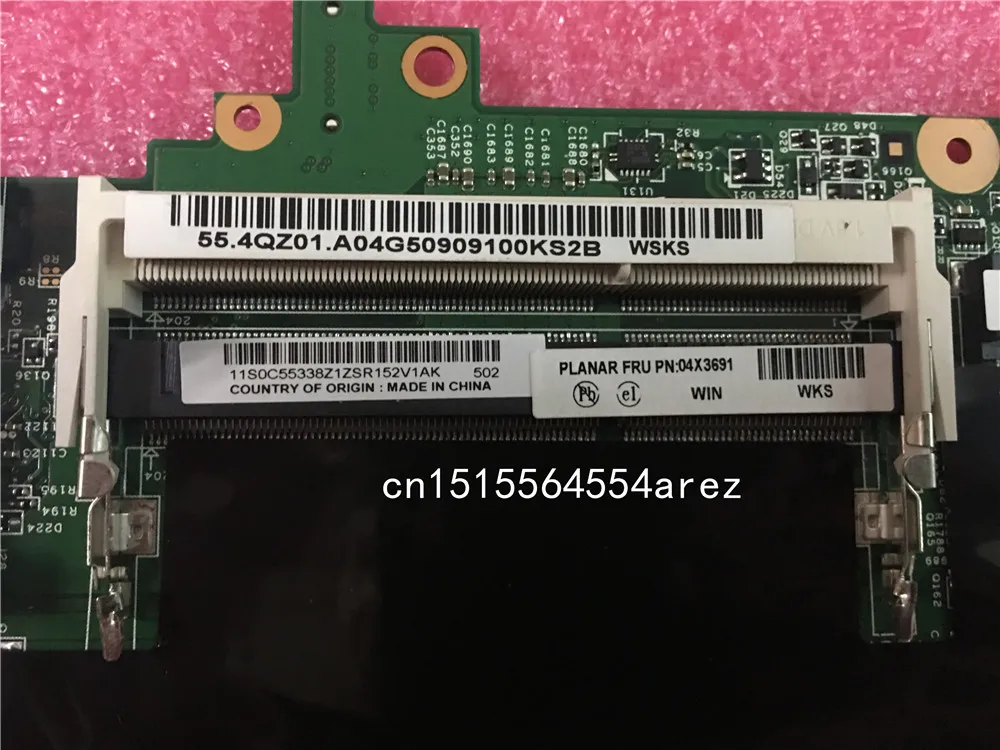 Оригинальный ноутбук Lenovo ThinkPad T430s T430si материнская плата i5 с вентилятором