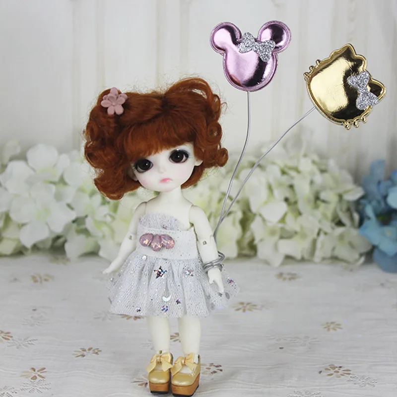 Милые миниатюрные Имитационные аксессуары для воздушного шара 1/6 1/8 BJD Lati Blyth Azone
