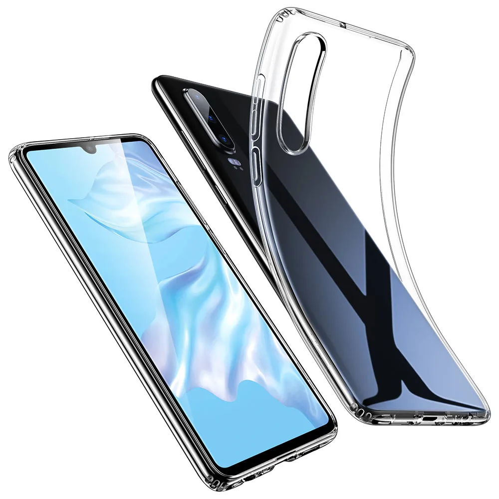 ESR чехол для huawei P30 P30 Pro Мягкий ТПУ противоударный чехол ультра тонкий роскошный Прозрачный бампер чехол для huawei P30 P30 Pro Чехол - Цвет: for P30
