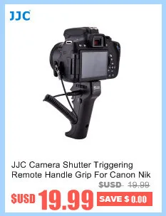 JJC Multi-Function Timer Remote Control Shutter Cord for Canon Camera EOS 1Ds Mark III/5D Mark IV/-1D X Mark II/7D MARK II