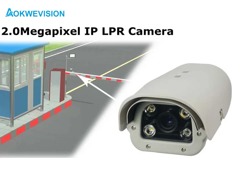 Onvif 1080P 2MP 5-50mm lens Vehicles License number Plate Recognition LPR IP Camera outdoor for parking lot | Безопасность и