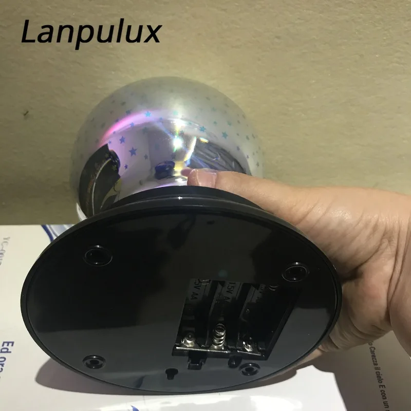 Lanpulux 3D фейерверк стеклянная игрушка со светодиодом переносная Настольная лампа с прямым подключением Батарея двойного назначения украшения светильник детские подарки