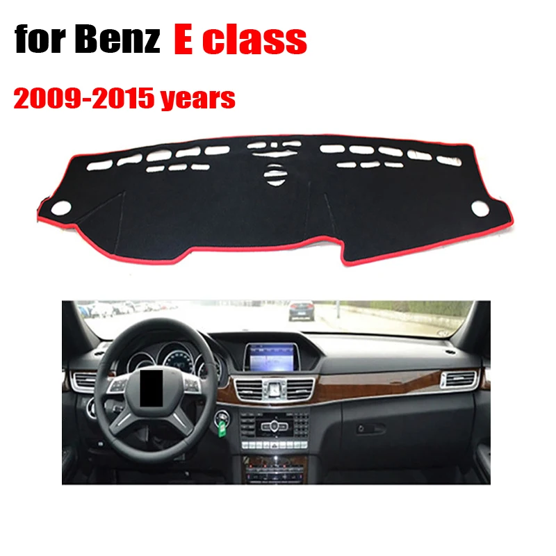 

Приборная панель Избегайте света pad наклейки для Mercedes-Benz E-Class 2009 до 2015 лет Инструмент платформа стол pad автомобильные аксессуары
