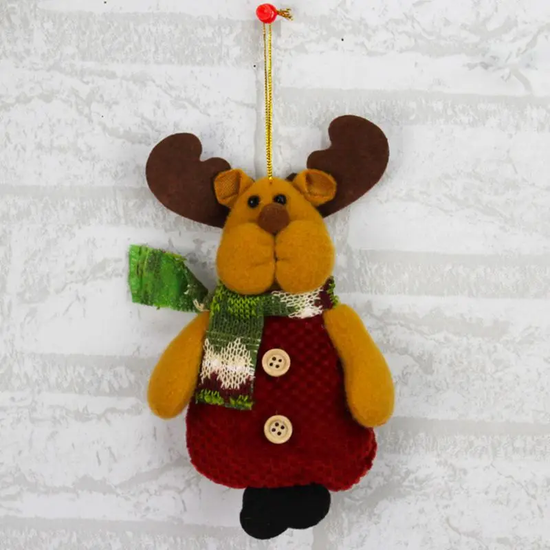 2017 Christmas Santa Claus Doll Toy Tree Ornaments Decoration Exquisite For Home Xmas Happy New Year Gift navidad | Дом и сад