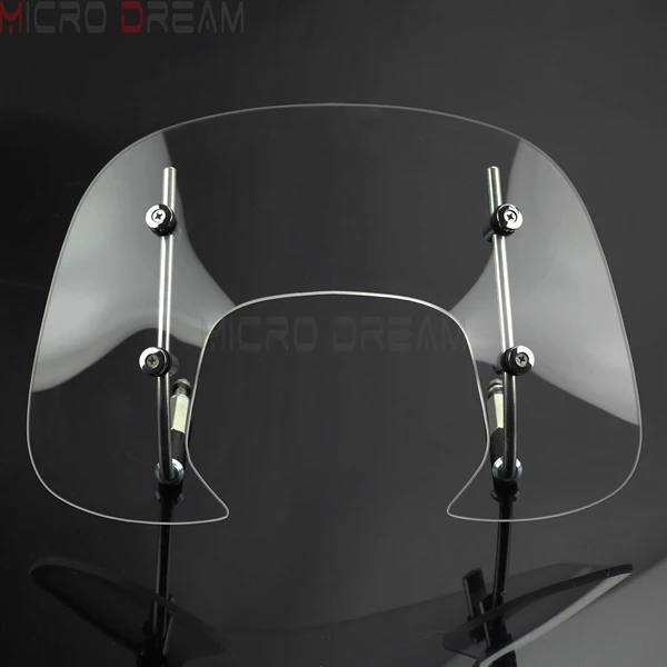 Самокаты Flyscreen Обтекатели ветра с кронштейном для Vespa Sprint 150cc прозрачный обтекатель ветрового стекла - Цвет: Clear
