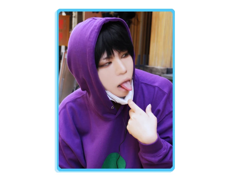 HSIU Ichimatsu Matuno косплей парик Osomatsu-San костюм для игр парики костюмы на Хэллоуин волосы