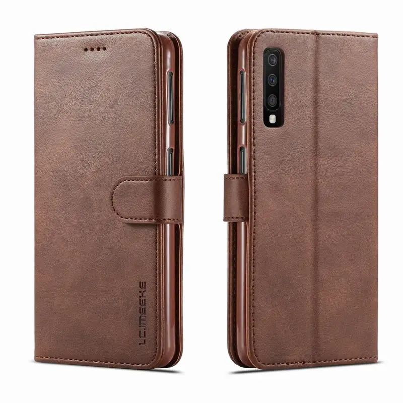 Чехол для Samsung Galaxy A50 A30 A20 роскошный Магнитный Флип кошелек винтажные кожаные
