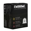 EMOHOME 5/10 шт. Nespresso многоразового использования Кофе капсула pod Многоразовые Совместимость с фильтром для кофемашины Nespresso машины в розницу, не машина - Цвет: 5pcs