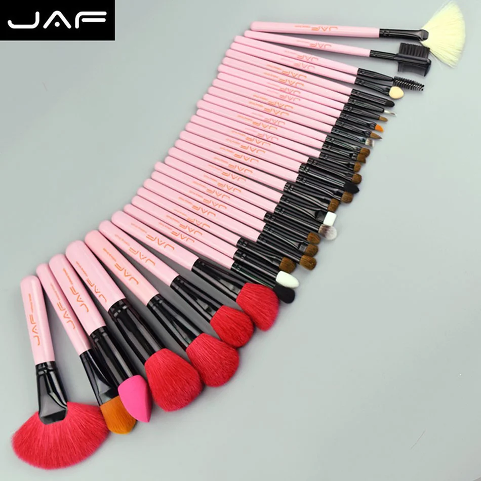 JAF 32 шт. кисть для смешивания Профессиональные кисти макияжа Мягкая натуральная