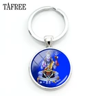 Цепочка для ключей TAFREE Lord Shiva, модные религиозные цепочки для ключей для сумки, круглые женские и мужские цепочки для ключей, подарок для любителей индуизма LS33