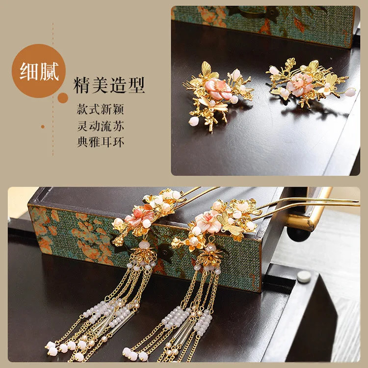 2017 новые прозрачные цветочные кисточки для волос гребень китайской невесты