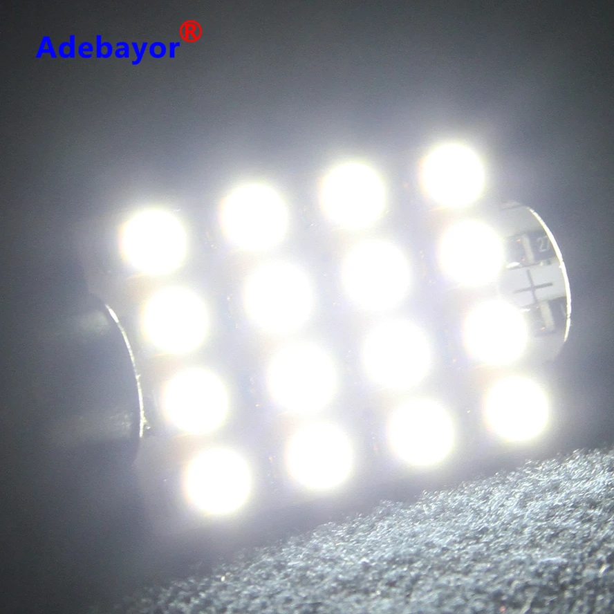 20X 41 мм 16 LED 3528SMD гирлянда для салона купольная лампа DC12V 212-2 569 564 C5W 12844 DE4410 карта