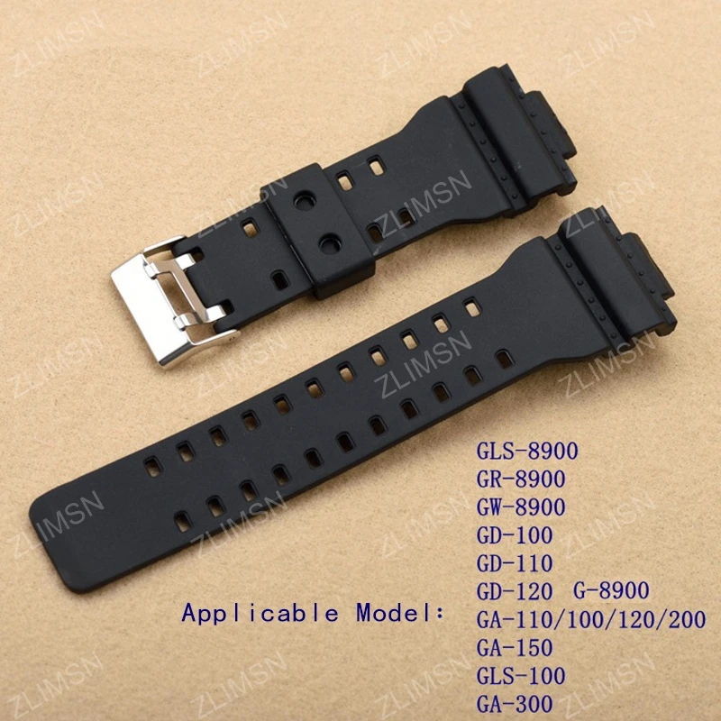 Резиновые ремешки ZLIMSN для часов casio силиконовый ремешок EF сменные электронные