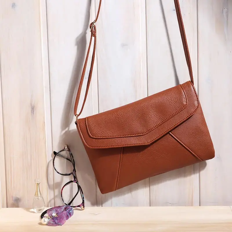 

Hot Selling Fashion Women Mini Shoulder Messenger Bag PU Leather Satchel Handbag Crossbody Bags -B5