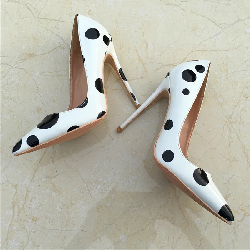 Женские туфли на высоком каблуке 12 см с острым носком