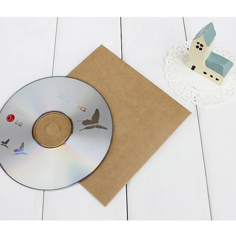 Модные CD 5 шт./лот упаковки Бумага сумка DVD свадьбы для фотографии может вместить 1