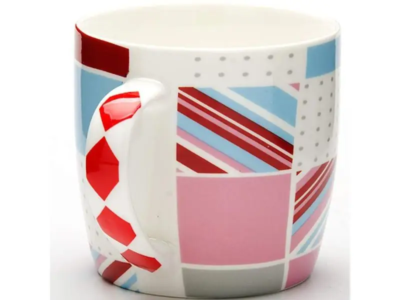 Кружка LORAINE 320 мл узор разноцветный|Кружки| |