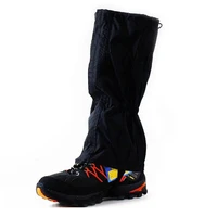 free shipping 1 pair black waterproof outdoor hiking walking climbing hunting snow legging gaiters
