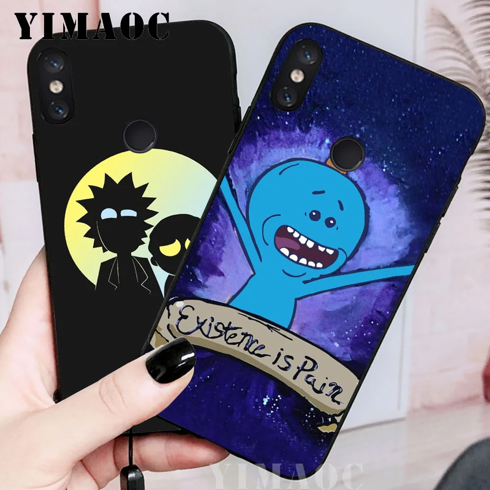 YIMAOC Cartoon Rick And Morty Soft Case for Xiaomi Mi5 Mi5S Mi6 Mi9 Mi8 Lite SE A1 A2 Pocophone F1 MAX 3 |