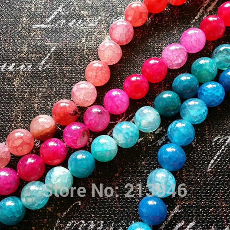 

10MM 76Pcs=2strands/Pack 100% Natural Squama Rock Jewellery Strands Semi-Precious Stone Jewelry Beads