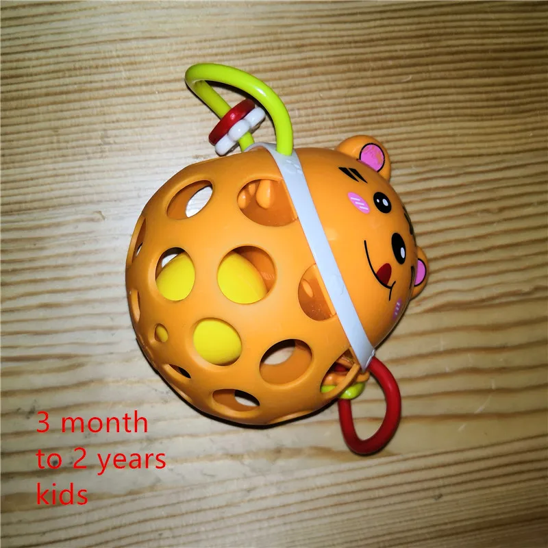 Более 3 месяцев безопасный Прорезыватель для малышей игрушечный тигр животные