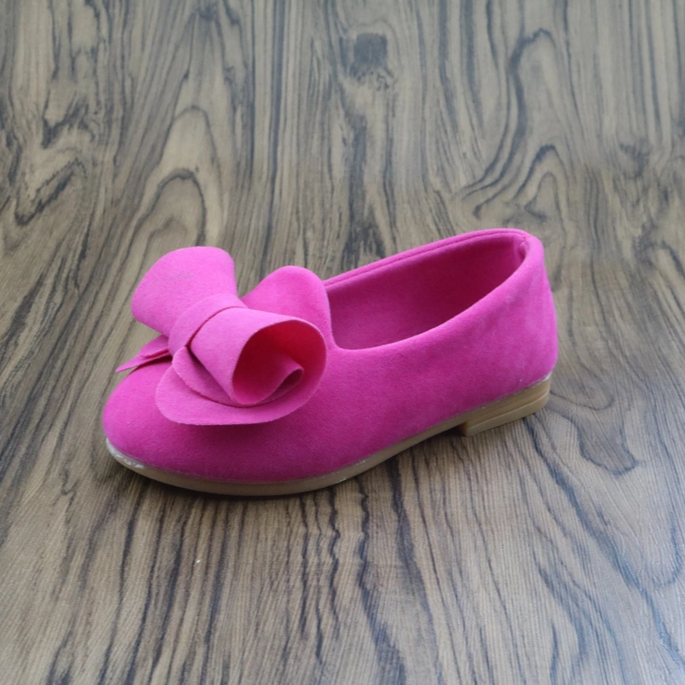 Осенние новые детские бархатные удобные повседневные туфли принцессы для