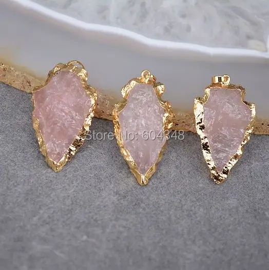 5 шт. подвеска в виде Розы с золотым гальваническим покрытием из драгоценного