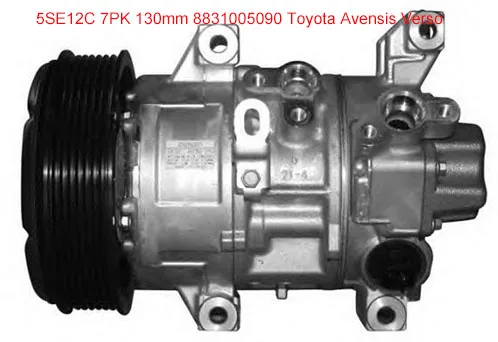 Автоматический компрессор переменного тока для Toyota Avensis Corolla Verso 2 0 4 denso 5SE12 8831005090