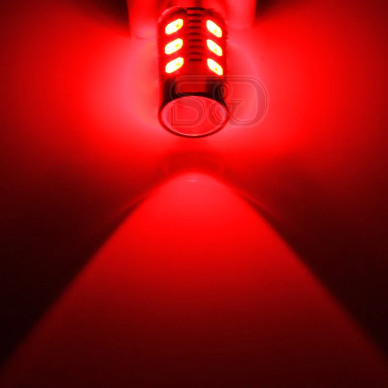 2 шт. BAY15D Led 1157 12 led 5730 smd высокой мощности противотуманные задние стоп лампы белый