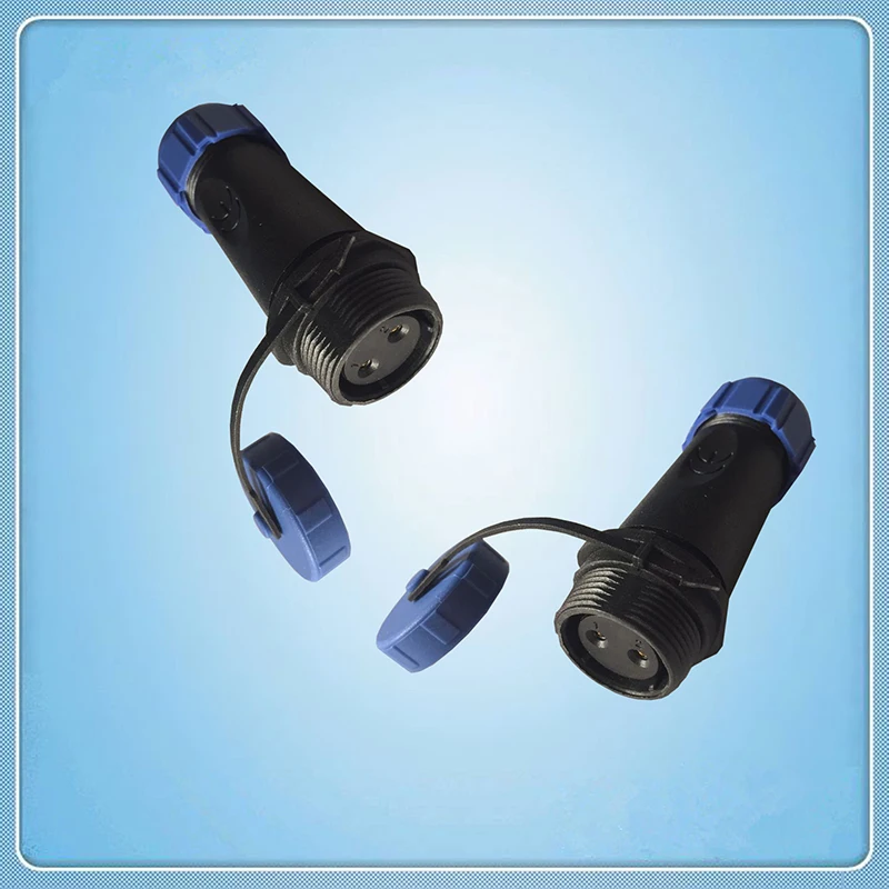 2 контактный кабель к кабельному соединителю сменный водонепроницаемый