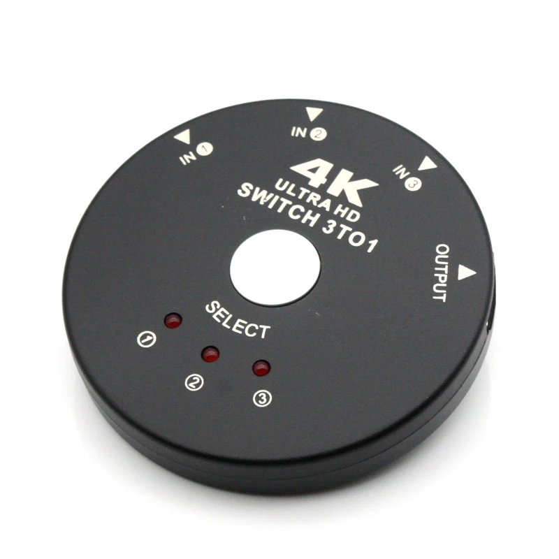 

Переключатель AIXXCO HDMI, 3 порта, 4K * 2K, сплиттер, коробка Ultra HD для DVD, HDTV, Xbox