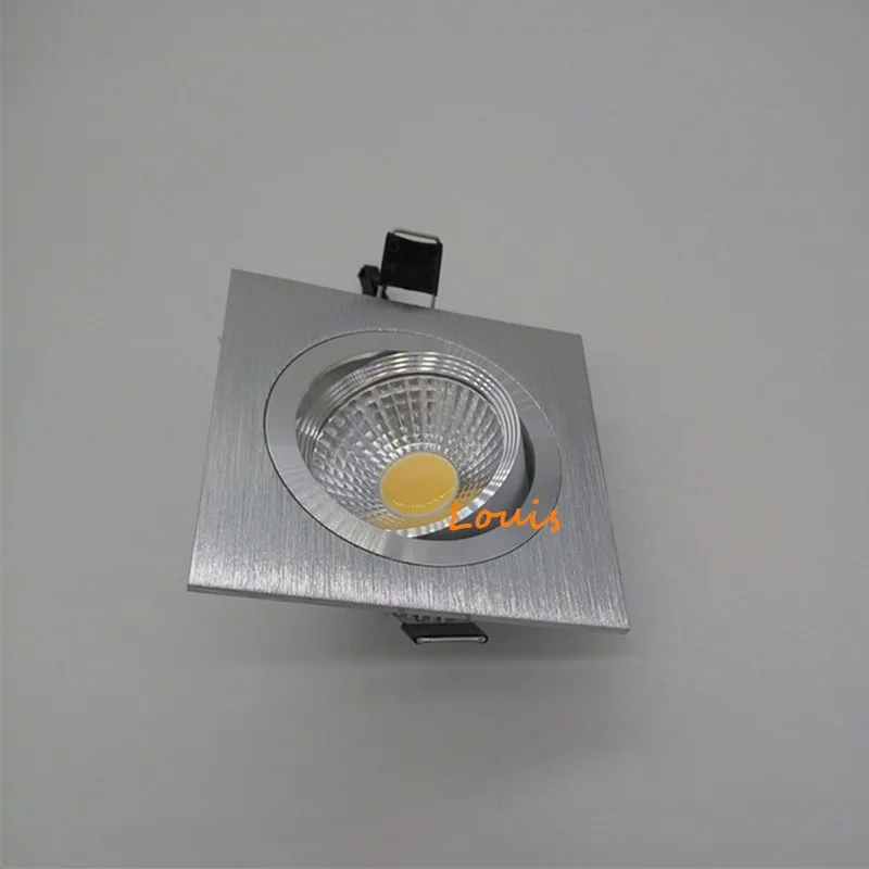 Площадь Dimmable 9 Вт 12 ВЕЛ украшения Встраиваемые Потолочные Лампы AC90 260V включите