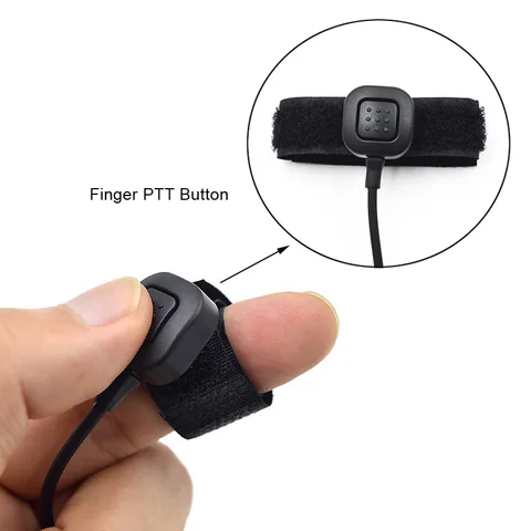 Горловой микрофон XQF для рации Baofeng