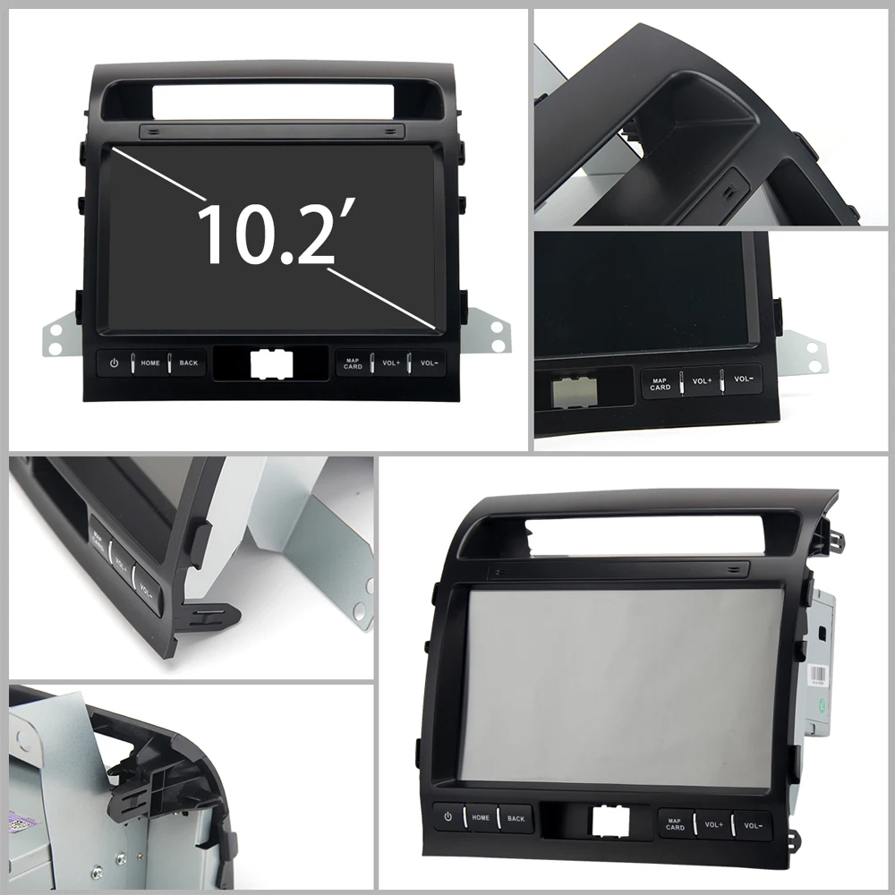 Octa Core 10 2 &quotAndroid 8 0 автомобиля gps радио плеер для Toyota Land Cruiser LC200 2008-2013 с 4 Гб