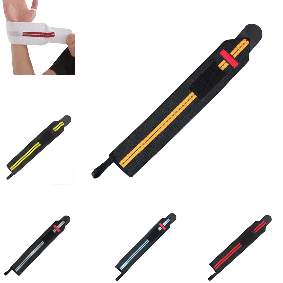 Хорошие прибытия 1 шт. Вес подъема спортивный браслет тренажерный зал наручные с