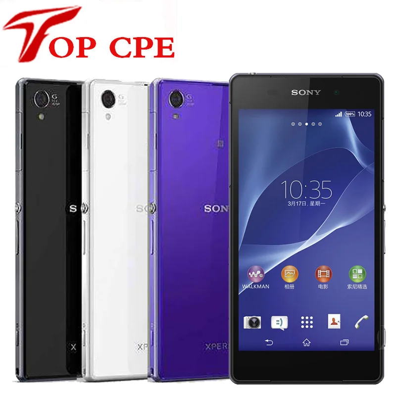 Оригинальный разблокированный мобильный телефон Sony Xperia Z2 D6503 GSM WCDMA 4G LTE Android