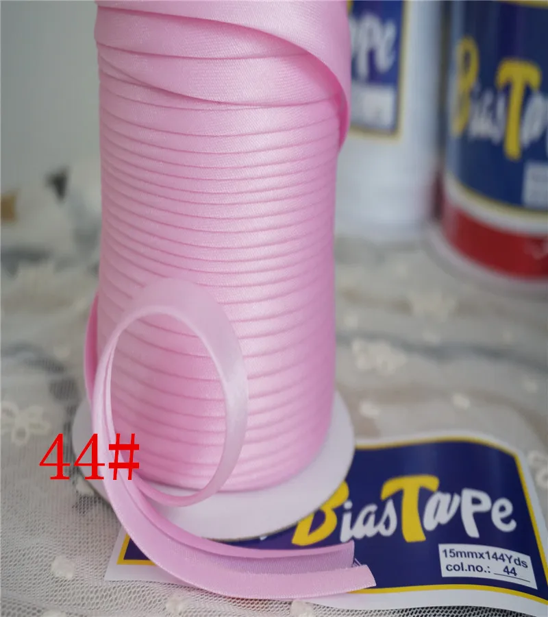 Col No.44 5/"(15 мм) X25Yards/карта атласная косая лента, AW бренд ручной работы для пошив одежды «сделай сам» и обрезки - Цвет: Col No.44