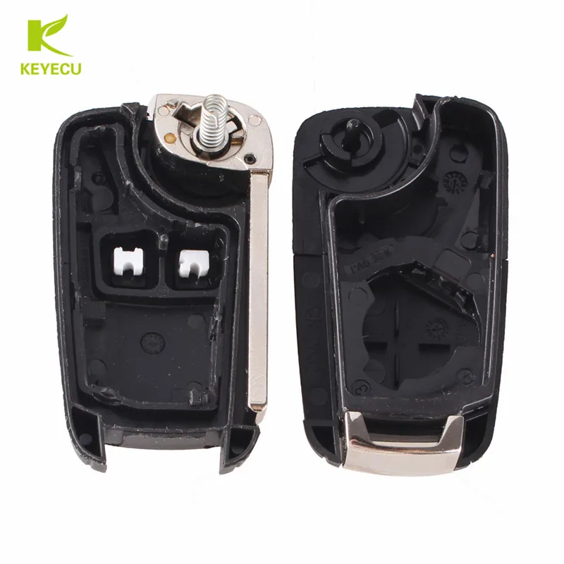 Новинка сменный корпус KEYECU складной чехол брелок для дистанционного ключа OPEL