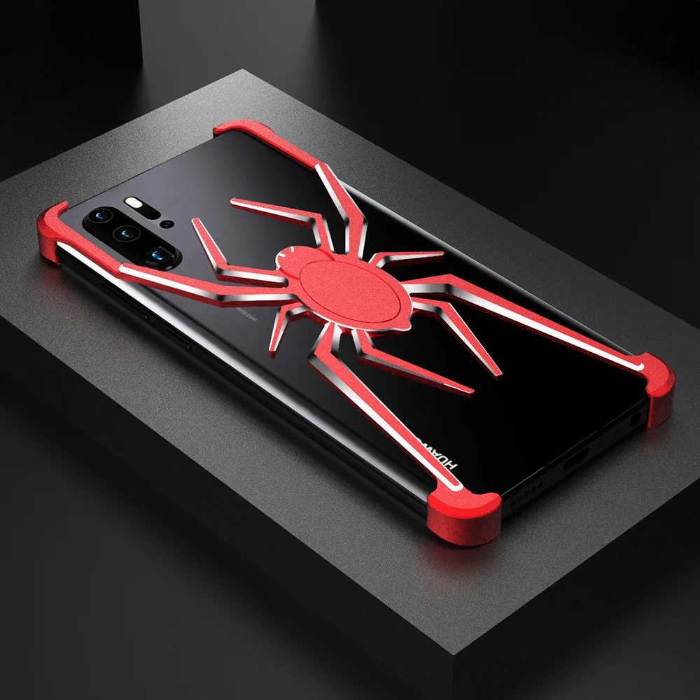 R-JUST Алюминиевый металлический паук чехол для смартфона Huawei Mate 20 Pro Чехол с