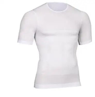 white HealthSweet мужское ортопедическое нижнее белье грудь форма r для мужчин поясной ремень уменьшить живот сжигание жира Форма желудка одежда 3 цвета - Цвет: white