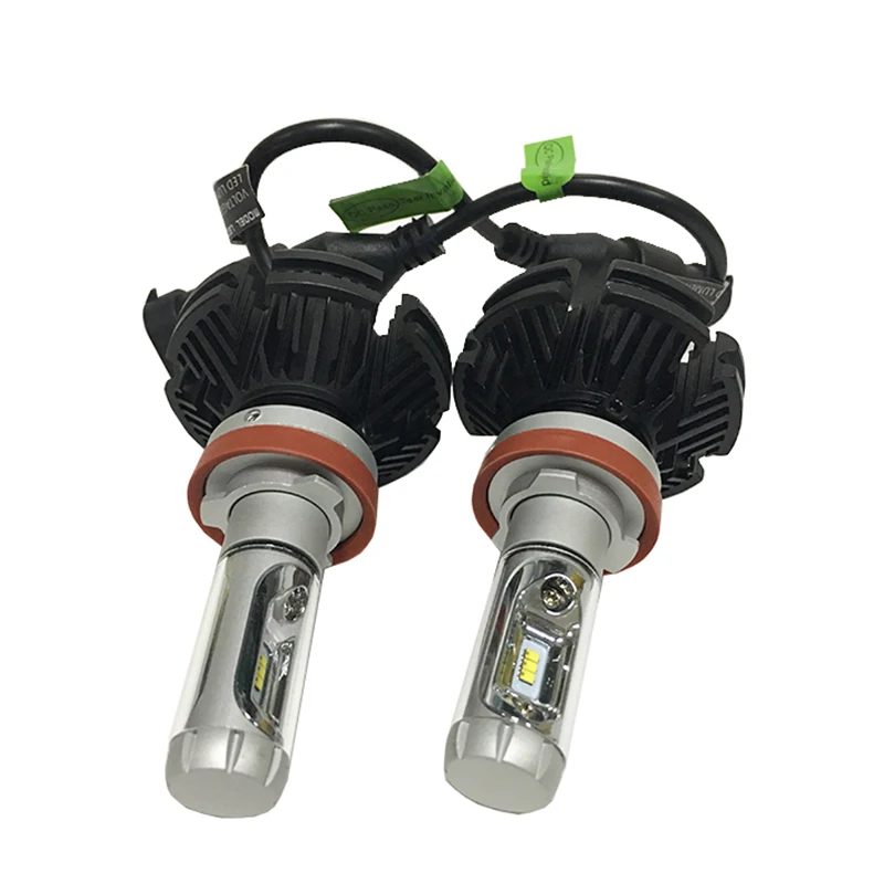 Автомобильная светодиодная фара Carbar # X3 50 вт 6000LM H4 H7 3000K/6500K/8000K чип ZES H1 H11 9005 HB3 9006