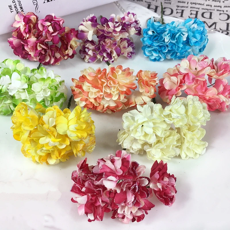 Искусственный бумажный букет JAROWN цветок для свадебного декора коробка конфет