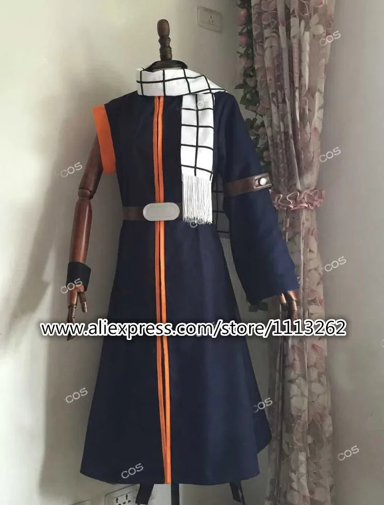 

Free Shipping Fairy Tail Natsu Dragneel Cosplay Costume Custom Made Any Size