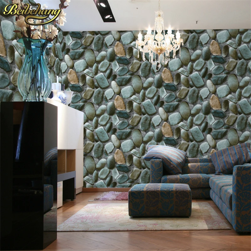 3D роскошные натуральные серые кирпичные стены камень рок сланец эффект 10 м