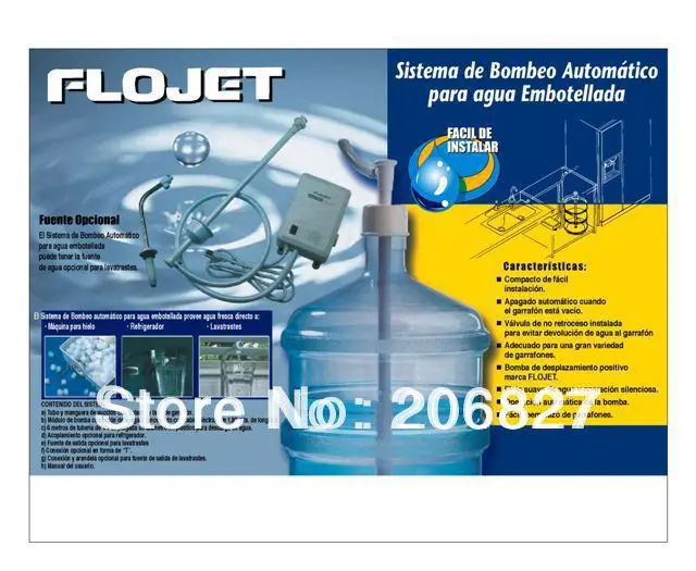 BW2005A Dual Pipes Flojet water bottle pumps manufacturer |