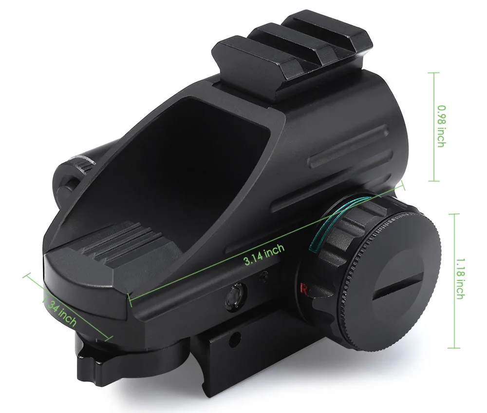 Holographic Huntng Spotting Scopes Red Green Dot Reflex Sight with 4 Different Reticle for Size 20 mm Rails | Спорт и развлечения