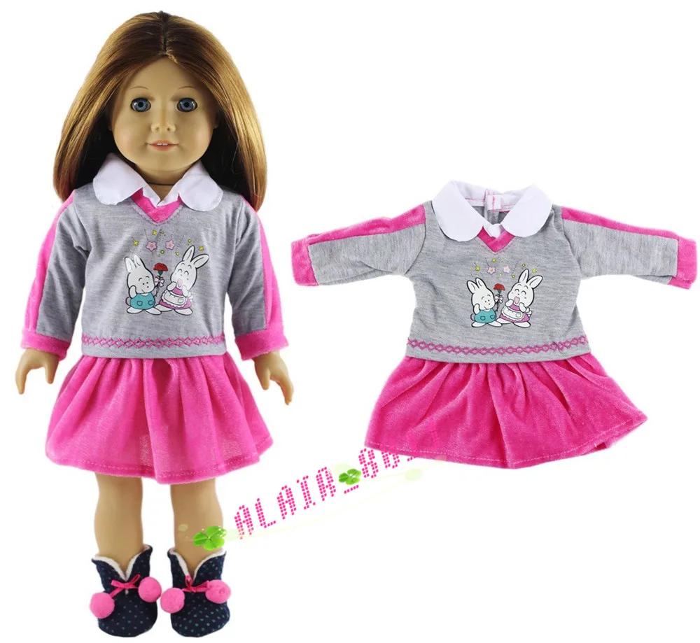 Кукольная одежда 3 комплекта повседневная ручной работы в американском стиле 18
