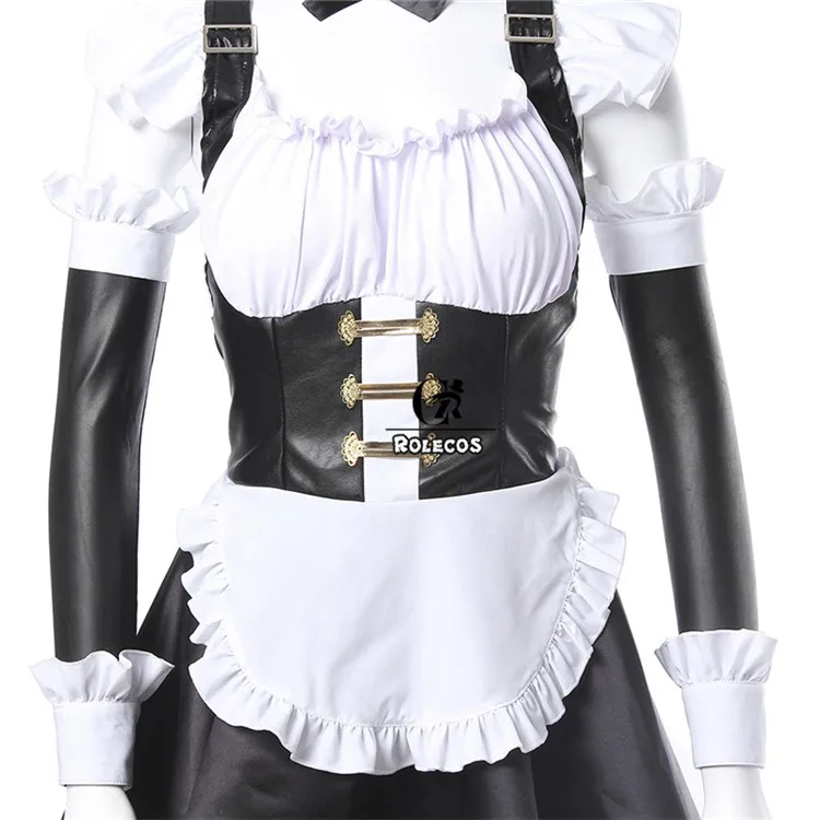 ROLECOS игра Fate Grand Order Косплей Костюм Tamamo no Mae косплей костюм одежда горничной с головной убор для женщин Косплей Костюм