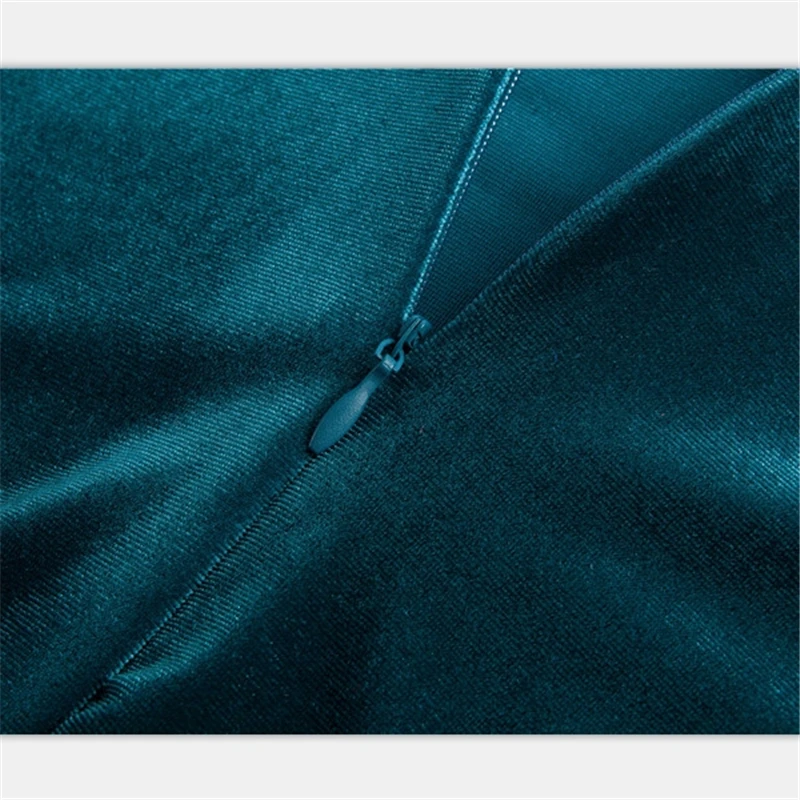 Элегантное офисное платье с высокой талией складное бархатное 2019 весеннее